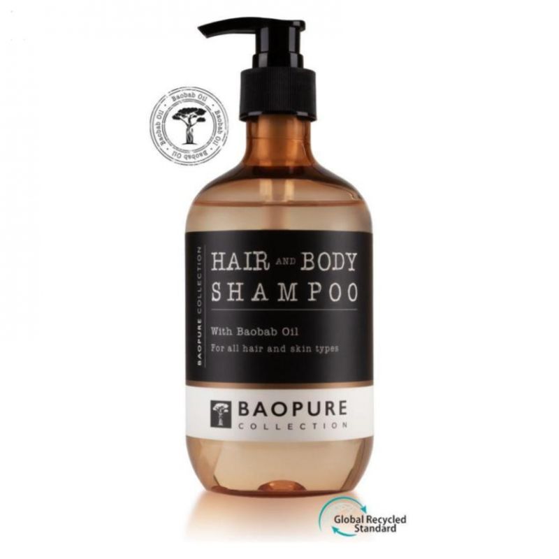 Dispenser - Șampon pentru păr și corp – 475 ml - Baopure collection 