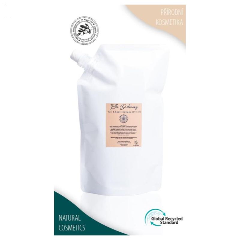 Rezervă ECO - Șampon pentru păr și corp - Ella Delannoy (310 ml) 