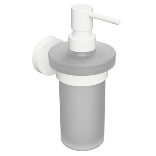 White - Dispenser săpun cu prindere în perete, 230 ml