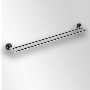 Trend-i - Suport dublu (negru) pentru prosoape