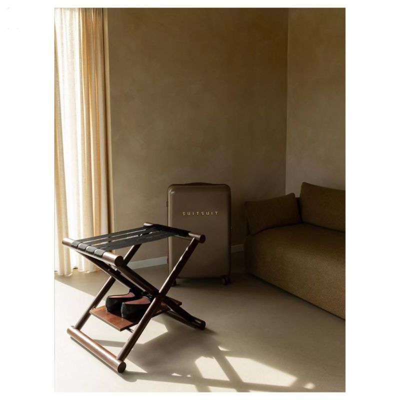 Suport pliabil hotelier pentru bagaje – Bari – nuc