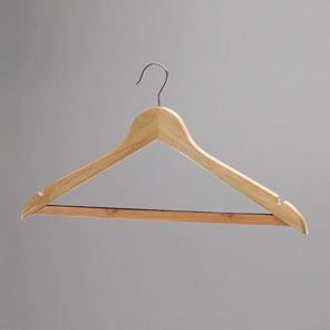 President Wooden Coat Hanger (Cu cârlig. Alamă.)