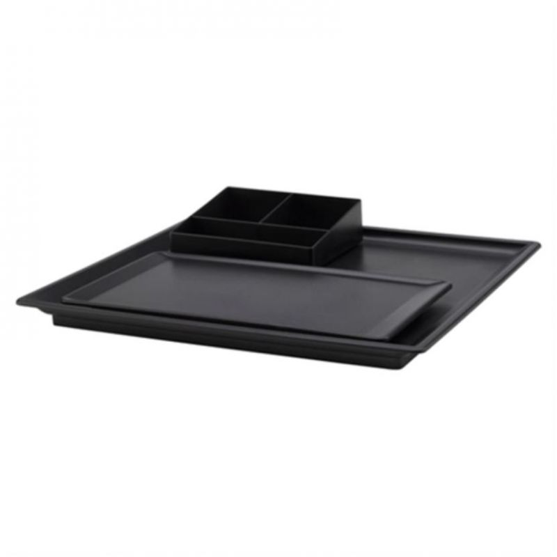 Set tavă de bun venit pentru camere de hotel - Hendon negru