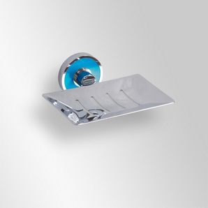 Trend-i - Savonieră dreptunghiulară cu suport de prindere bleu