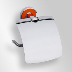 Trend-i - Suport cu capac pentru hârtia igienică (portocaliu)