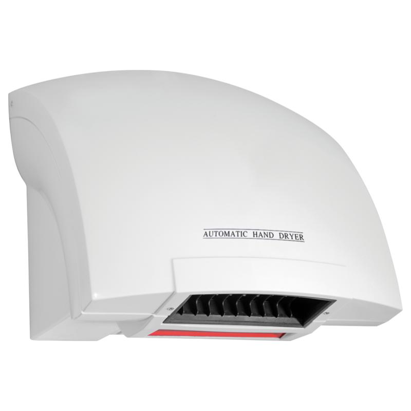 Uscător de mâini automat 1800W, plastic alb