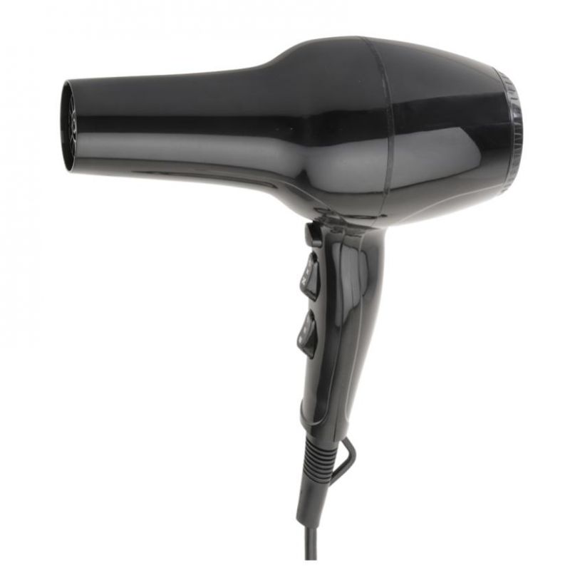 Uscător de păr fără suport – cablu drept, negru, 1800 W, cu ionizator