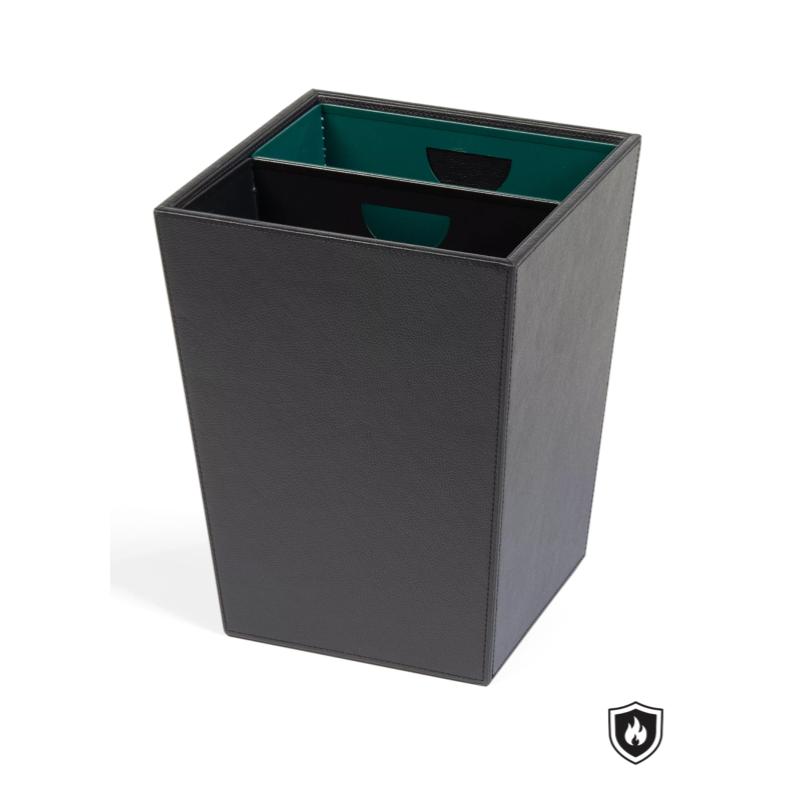 Coș de gunoi hotelier Palma Pro, negru, 2 x 6 litri, pentru colectare selectivă