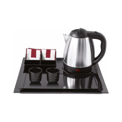 Tavă de bun venit BLACK-INOX (cu căni)